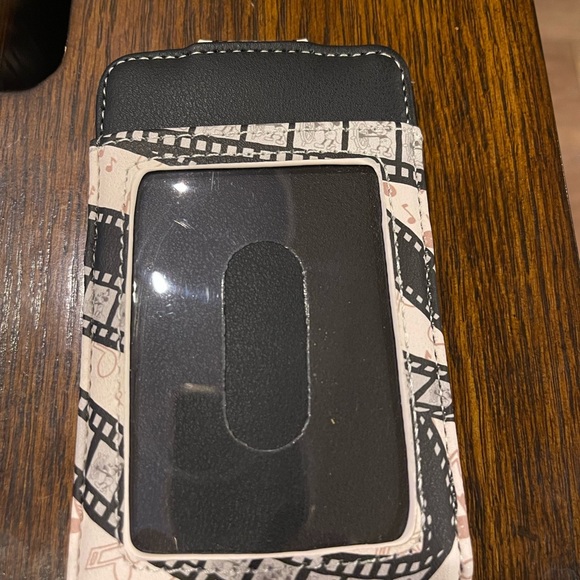 Loungefly Black and White Mickey Mouse Card Holder - Picture 2 of 9